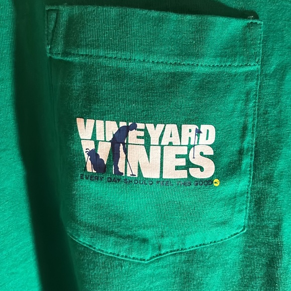 Vineyard Vines green long sleeve cotton tshirt - Picture 4 of 5